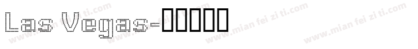 Las Vegas字体转换
